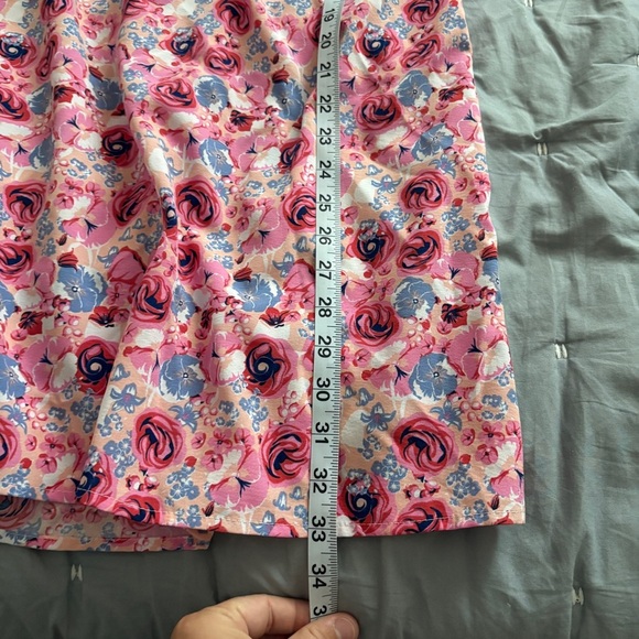 SHEIN NWOT Allover Floral Cold Shoulder Dress PINK Floral Size Small Mini - Picture 10 of 11